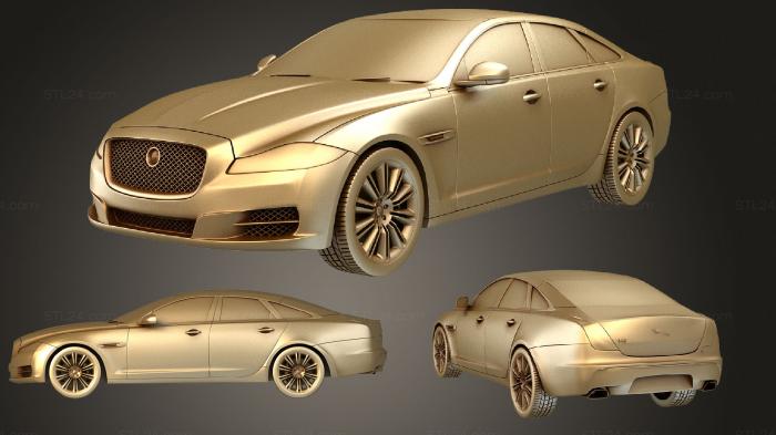 Автомобили и транспорт (Jaguar XJ 2010, CARS_2046) 3D модель для ЧПУ станка